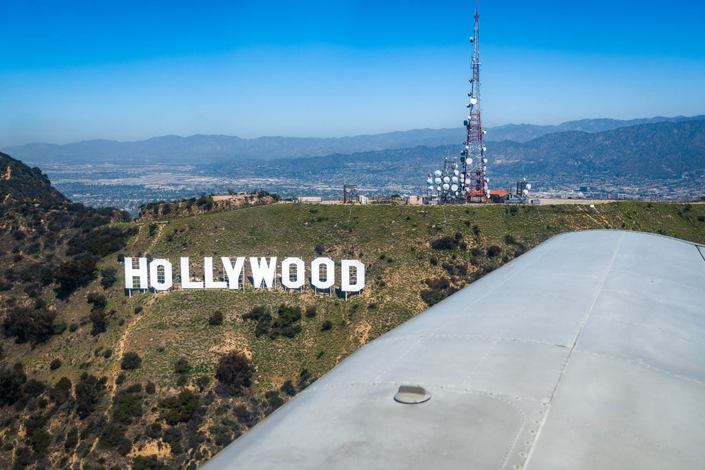 New Aerial Photography Collection: Hollywood Sign &amp; Griffith Observatory from Above