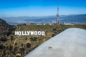 New Aerial Photography Collection: Hollywood Sign &amp; Griffith Observatory from Above
