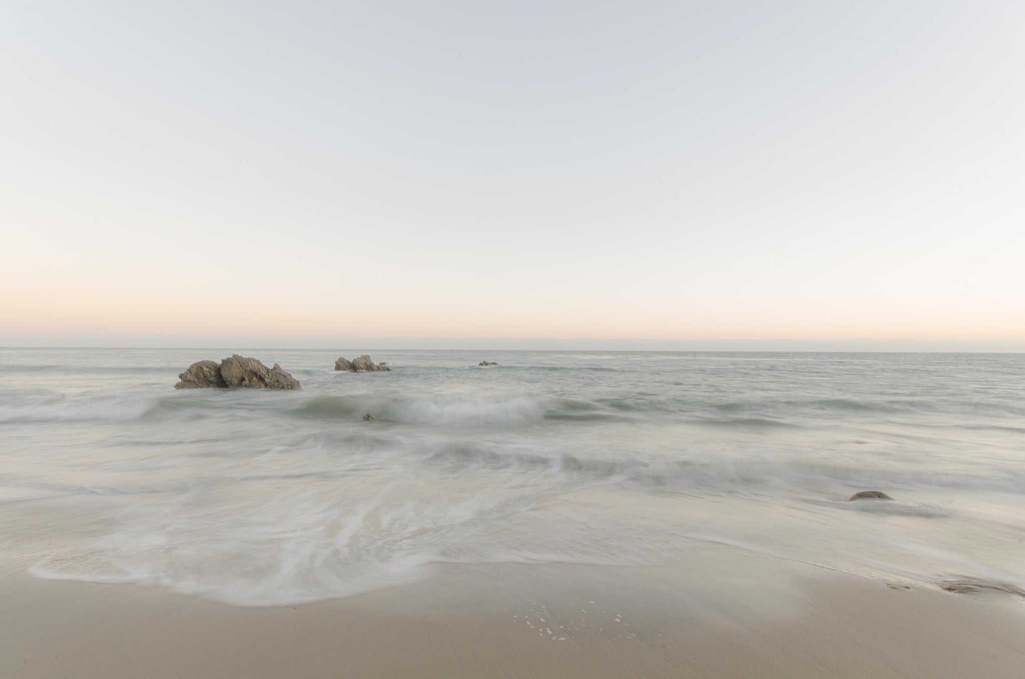 Coastal  beach matador beach in Malibu